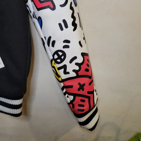 Joyrich x Keith Haring Varsity Jacket Men's Size Large - Picture 10 of 15